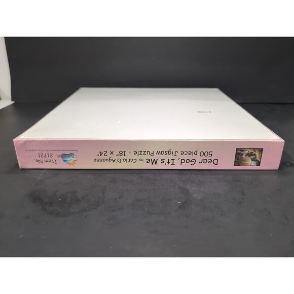 SunsOut Jigsaw Puzzle, Dear God It's Me 500 Pieces, Praying Child, New & Sealed - Picture 3 of 6